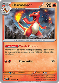 Charmeleon | Destinos de Paldea | Banco de Dados de Cards do Estampas ...