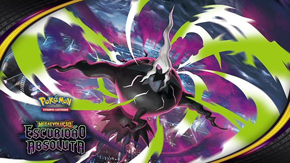 Expansão Megaevolução Escuridão Absoluta do Pokémon TCG com Mega Darkrai ex