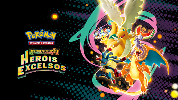 A expansão Megaevolução — Heróis Excelsos do Pokémon Estampas Ilustradas já está disponível