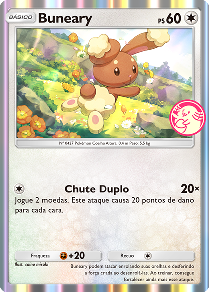 Evento Escolha Misteriosa do Pokémon Estampas Ilustradas Pocket