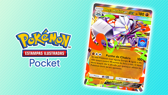 Evento de Oportunidade de Mega Medicham ex do Pokémon Estampas