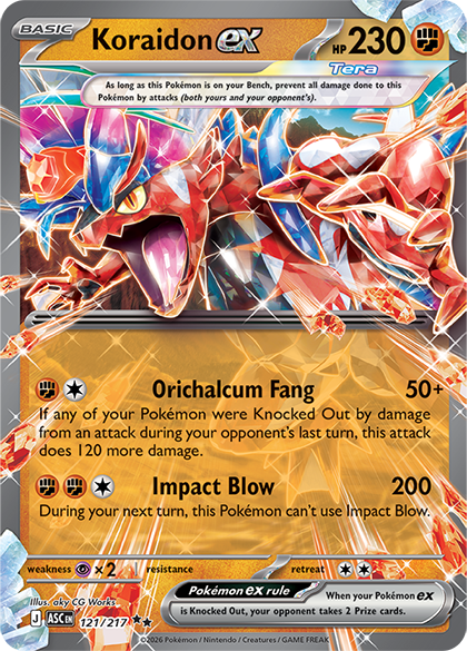 Koraidon ex, Azumarill ex, Groudon, and More from Mega Evolution