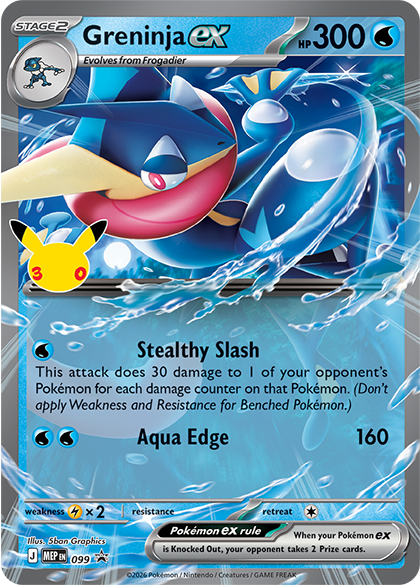 Pokémon TCG: 30th Celebration Sylveon ex Box and Greninja ex Box