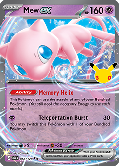 Mew ex | 30th Celebration | TCG Card Database