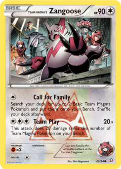 Zangoose | Team Up | TCG Card Database | Pokemon.com