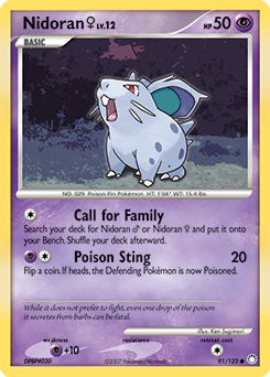 Nidoran♀ | Diamond & Pearl—Mysterious Treasures | TCG Card