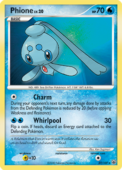 Phione Pokedex