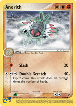 Anorith | EX Sandstorm | TCG Card Database | Pokemon.com