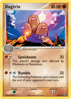 Dugtrio | EX Fire Red & Leaf Green | TCG Card Database Dugtrio | EX Fire Red & Leaf Green | TCG Card Database