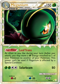 Meganium | HeartGold & SoulSilver | TCG Card Database