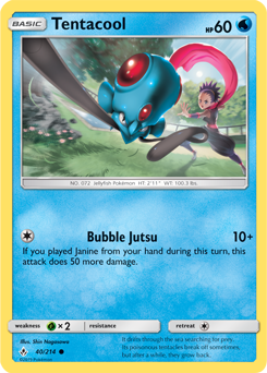 Tentacool | Unbroken Bonds | TCG Card Database