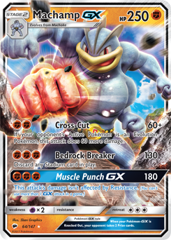 Machamp-GX | Burning Shadows | TCG Card Database