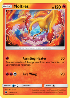 Moltres | Lost Thunder | TCG Card Database | Pokemon.com