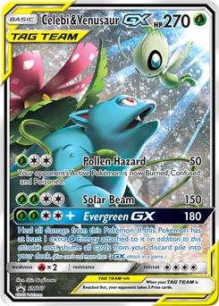 Celebi & Venusaur-GX | Sun & Moon Promo | TCG Card Database | Pokemon.com