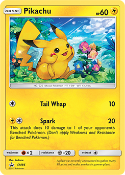Pikachu | Sun & Moon Promo | TCG Card Database