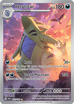 Tyranitar | Paldea Evolved | TCG Card Database