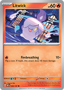 Litwick | Obsidian Flames | TCG Card Database | Pokemon.com