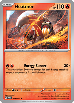 Heatmor | Obsidian Flames | TCG Card Database