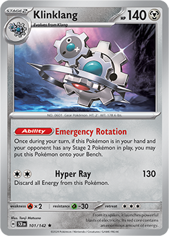 Klinklang Hp 140 Holo #73 Pokemon Card 2016 | eBay