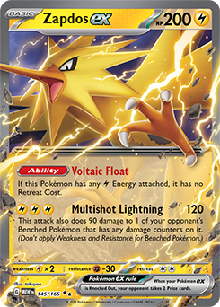 Zapdos ex | 151 | TCG Card Database