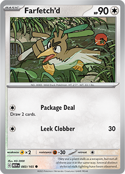 Farfetch’d | 151 | TCG Card Database | Pokemon.com