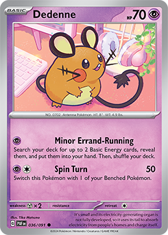 Dedenne | Paldean Fates | TCG Card Database | Pokemon.com
