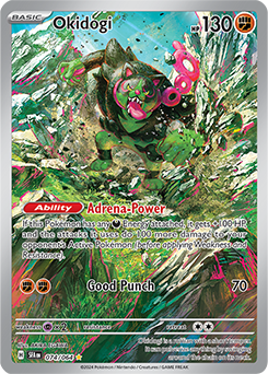 Pokémon TCG: Shrouded Fable Mini Tin - Okidogi (Includes 2 Booster Packs, 1 Sticker Sheet & Art Card)