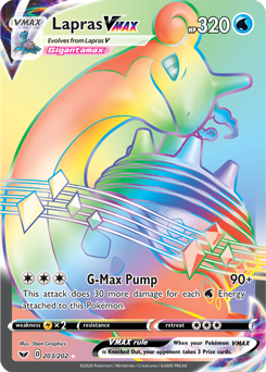 直送商品 Shield & Sword | VMAX Lapras | Database Card TCG ポケモンカードゲーム