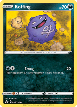 Koffing | Chilling Reign | TCG Card Database
