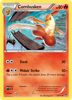 Combusken | XY—Furious Fists | TCG Card Database
