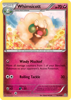 Whimsicott | XY—Ancient Origins | TCG Card Database