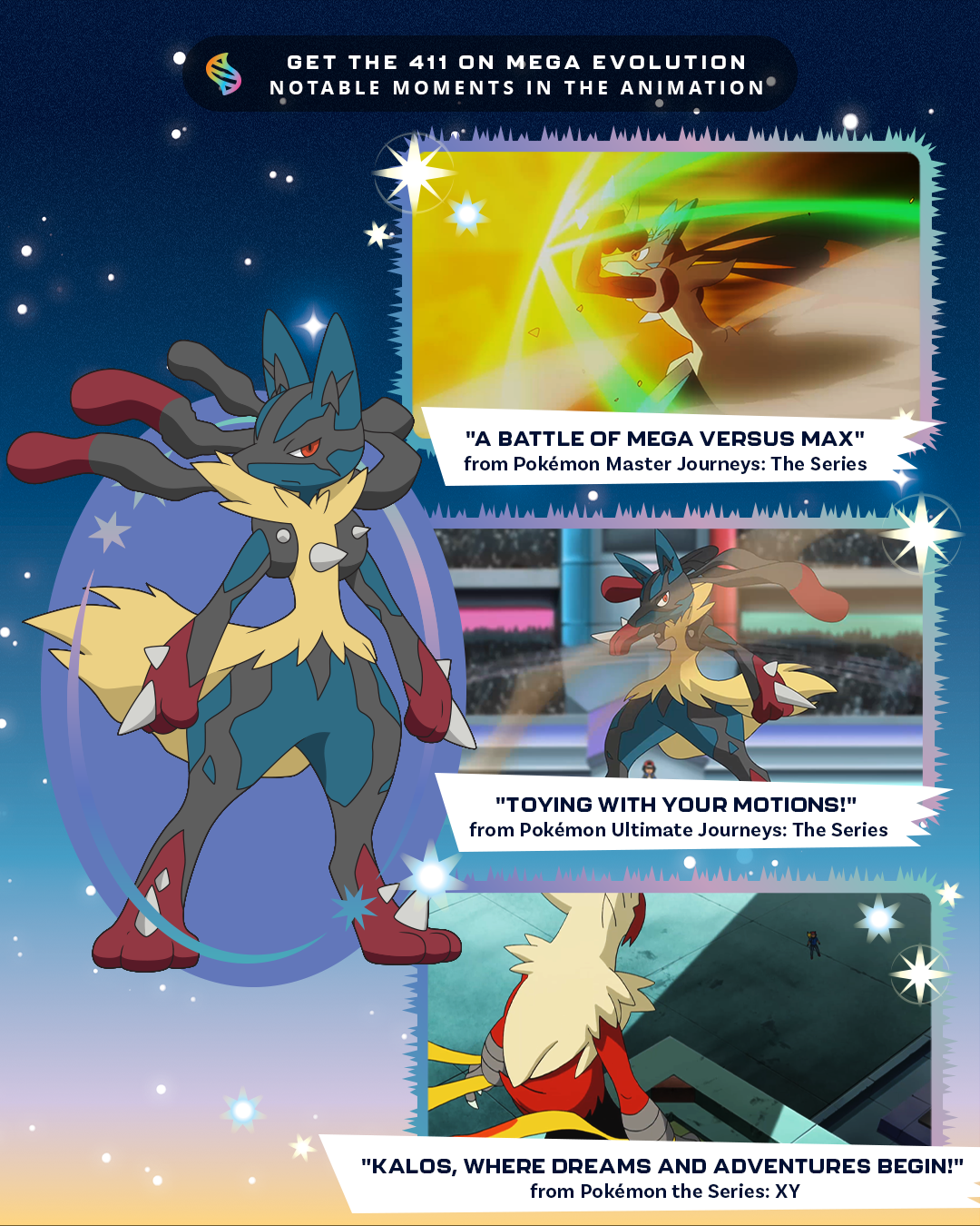 Notable Mega Evolution Moments in the Animation