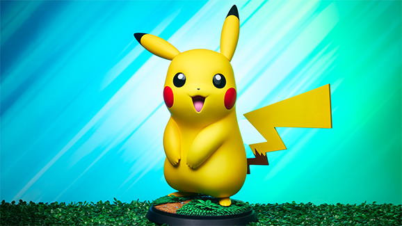 A Life-Sized Monument to Pikachu