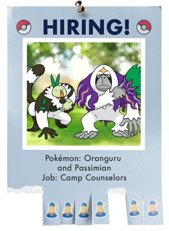 Oranguru & Passimian, Camp Counselor Counterparts