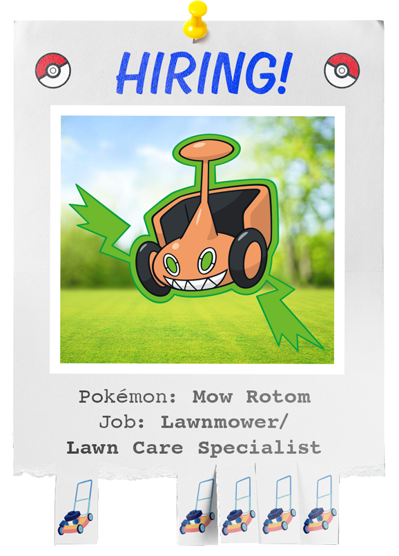 Mow Rotom’s Lawn Care