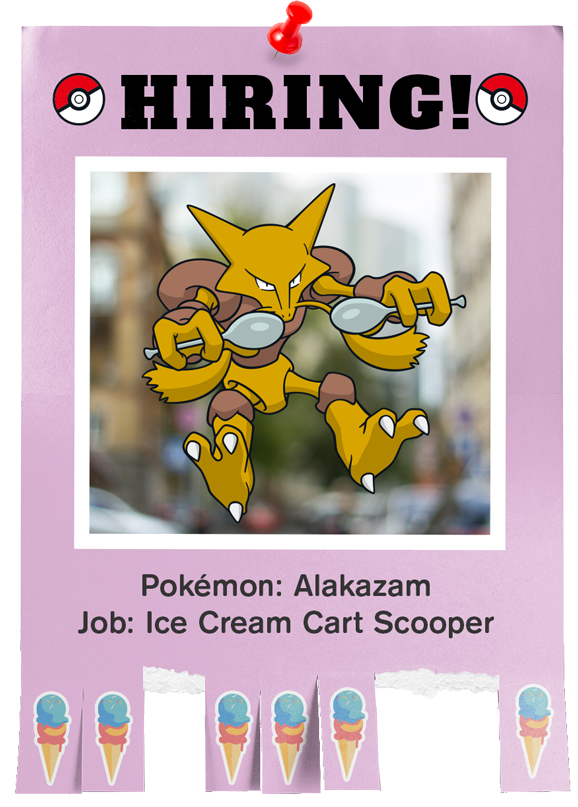 Alakazam’s Ice-Cream Cart