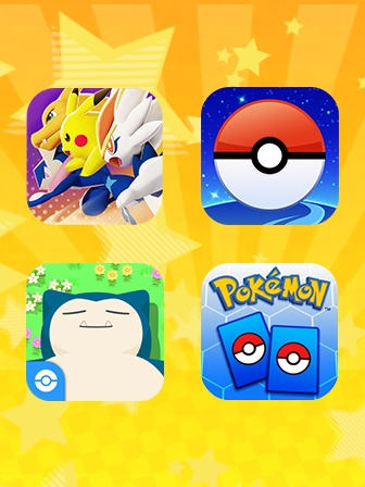 Mira las aplicaciones móviles Pokémon