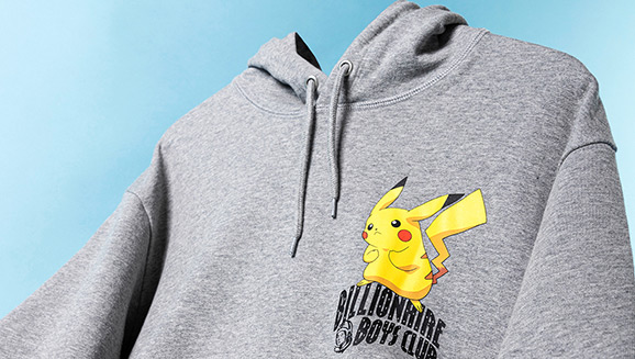 Billionaire Boys Club Gray Printed Hoodie - Grey