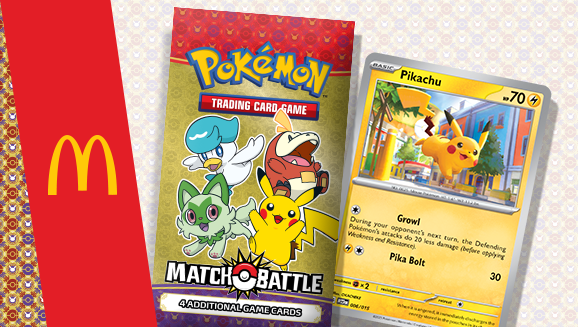 Mcdonalds Pokemon Match Battle + 25th Anniversary +Pick your card