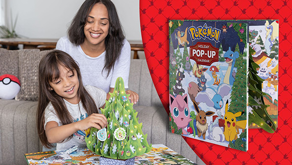 Schedule Cheer with the Pokémon Holiday Pop-Up Calendar | Pokemon.com