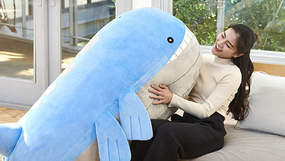 Preorder a Jumbo Wailord Plush at the Pokémon Center