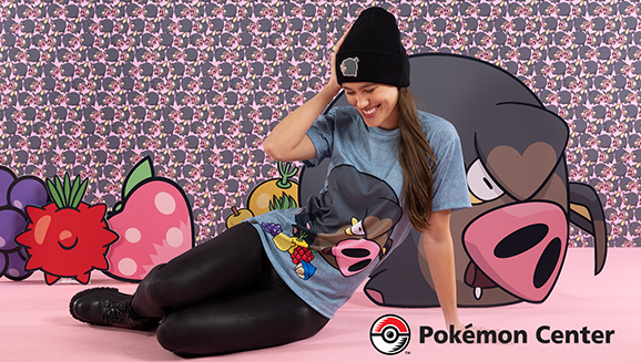 Lechonk Shirts, Hats, and More at the Pokémon Center