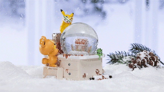 Pikachu & Munchlax Pokémon Holiday Cookie Jar