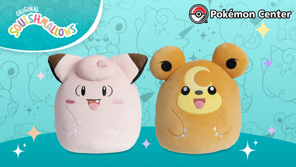 Clefairy & Teddiursa Squishmallows Arrive Soon
