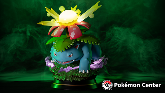 Venusaur Charging Light Figure by First 4 Figures, Available Now at Pokémon Center