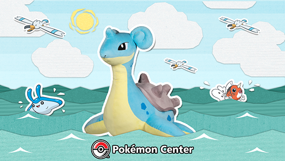 Go Big with the Pokémon Center Jumbo Lapras Plush