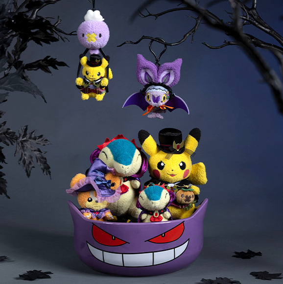 Check Out the Pokémon Center's Halloween Ghost Chateau Collection