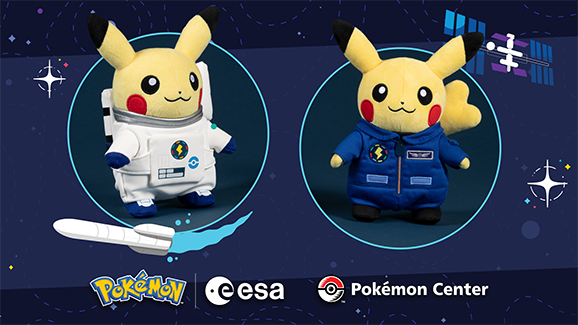 Pick Up Out-of-This-World Products from the Pokémon Center × ESA Collaboration