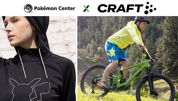 Pokémon Center × Craft Sportswear Available Now