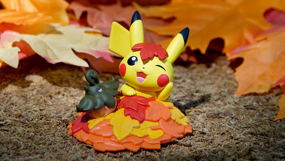 New ‘Surprises to Fall For’ Pikachu Funko Figure at the Pokémon Center